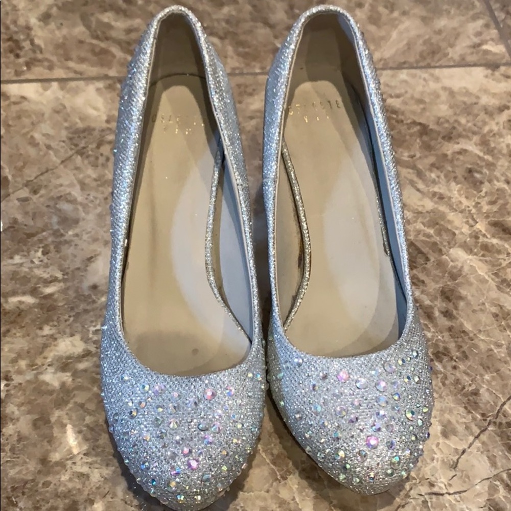 Silver heels
